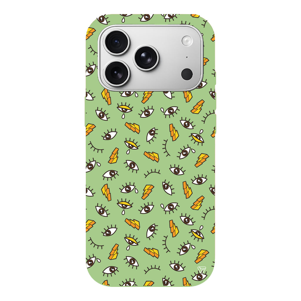 Carpici Gozler 2 Lansman Model İçi Kadife Silikon Telefon Kılıfı