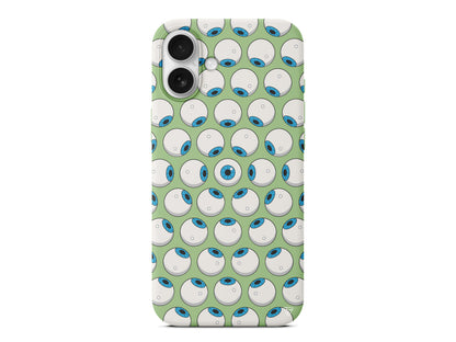 Eyes On You 2 Lansman Model İçi Kadife Silikon Telefon Kılıfı – Plus Serisine Özel