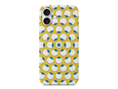 Eyes On You 2 Lansman Model İçi Kadife Silikon Telefon Kılıfı