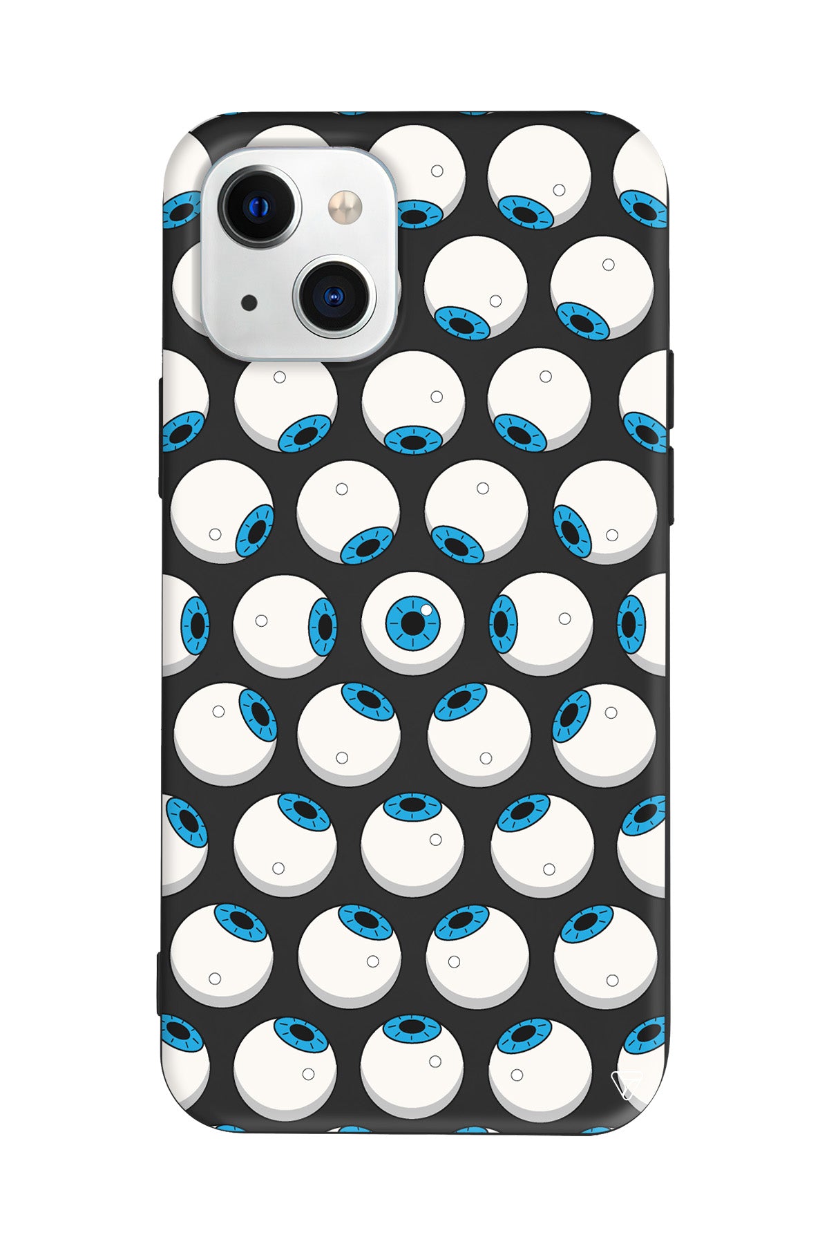 Eyes On You 2 Lansman Model İçi Kadife Silikon Telefon Kılıfı