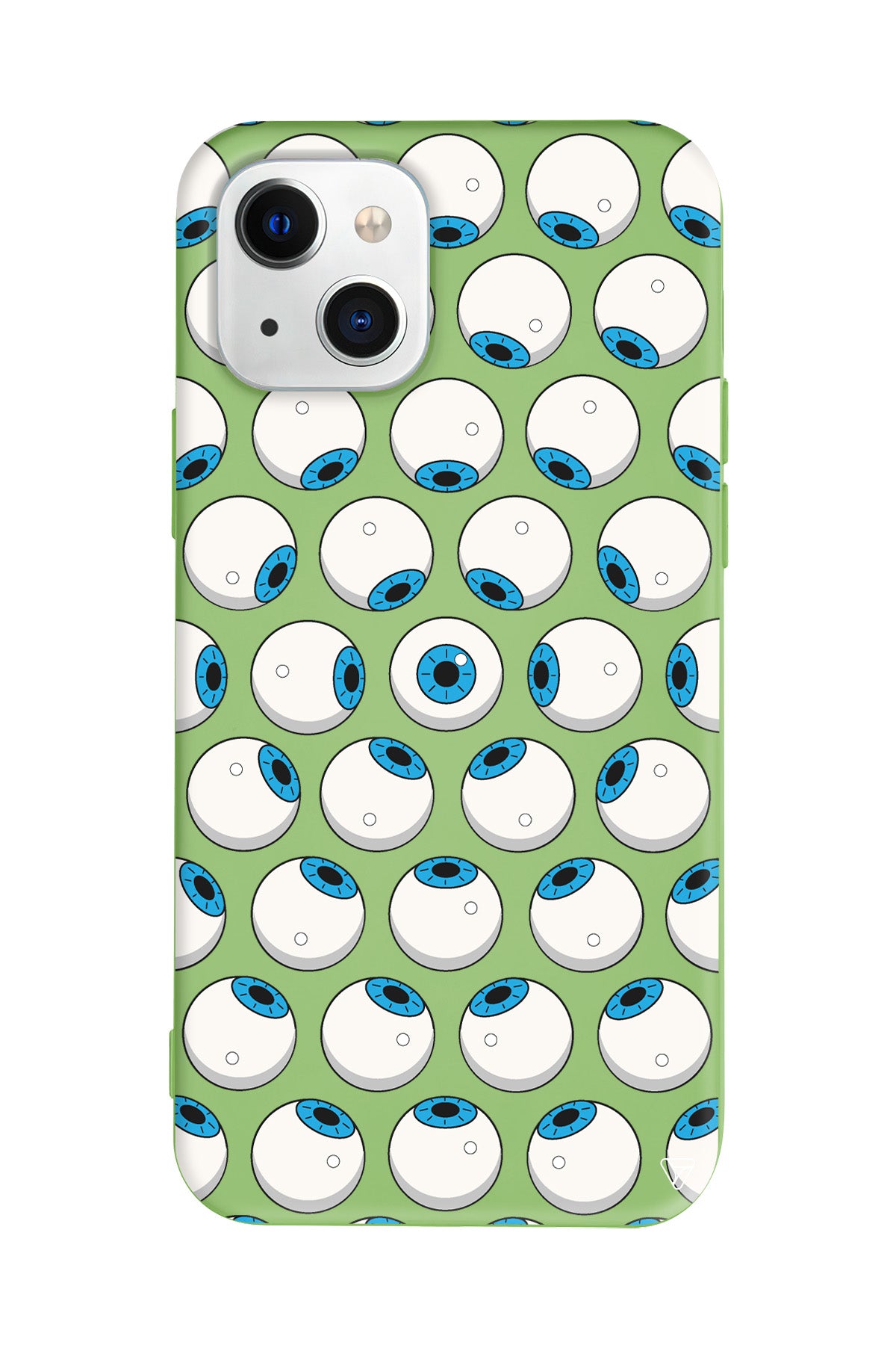 Eyes On You 2 Lansman Model İçi Kadife Silikon Telefon Kılıfı – Plus Serisine Özel