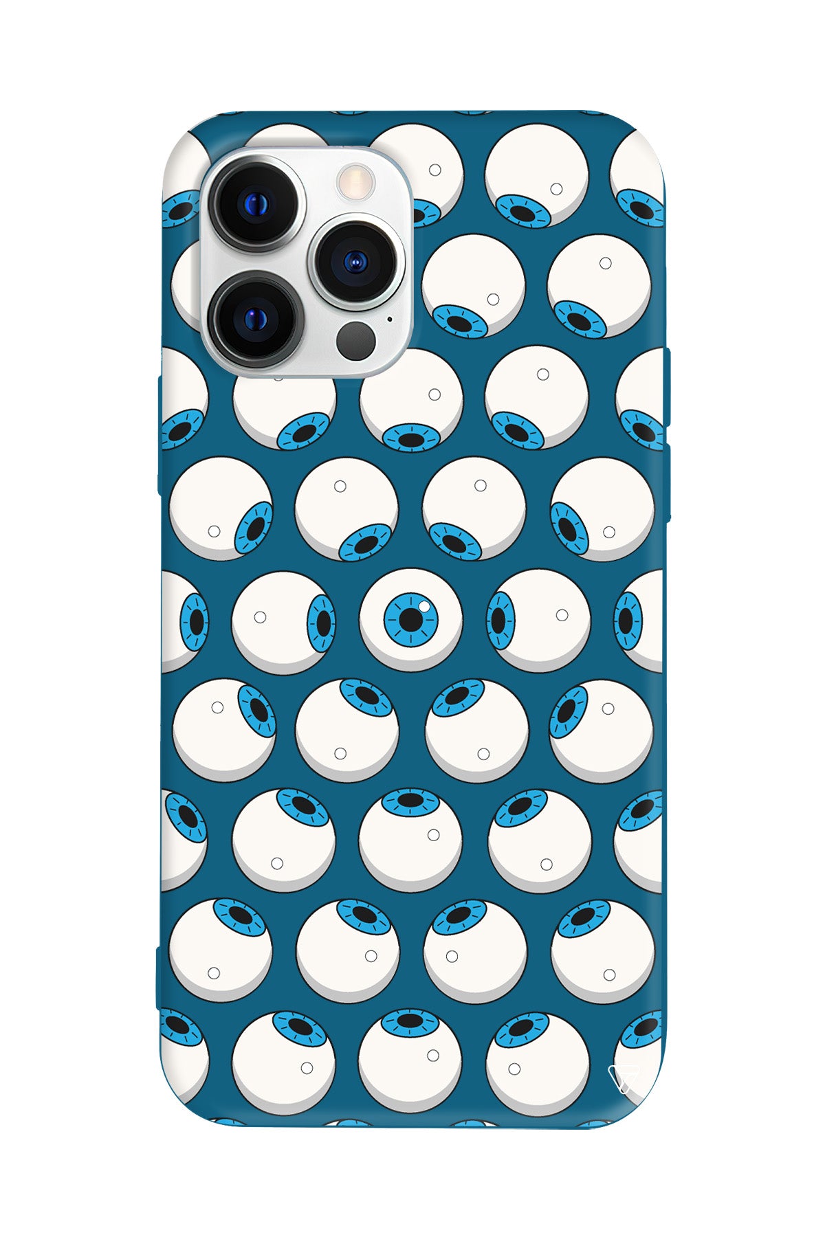 Eyes On You 2 Lansman Model İçi Kadife Silikon Telefon Kılıfı