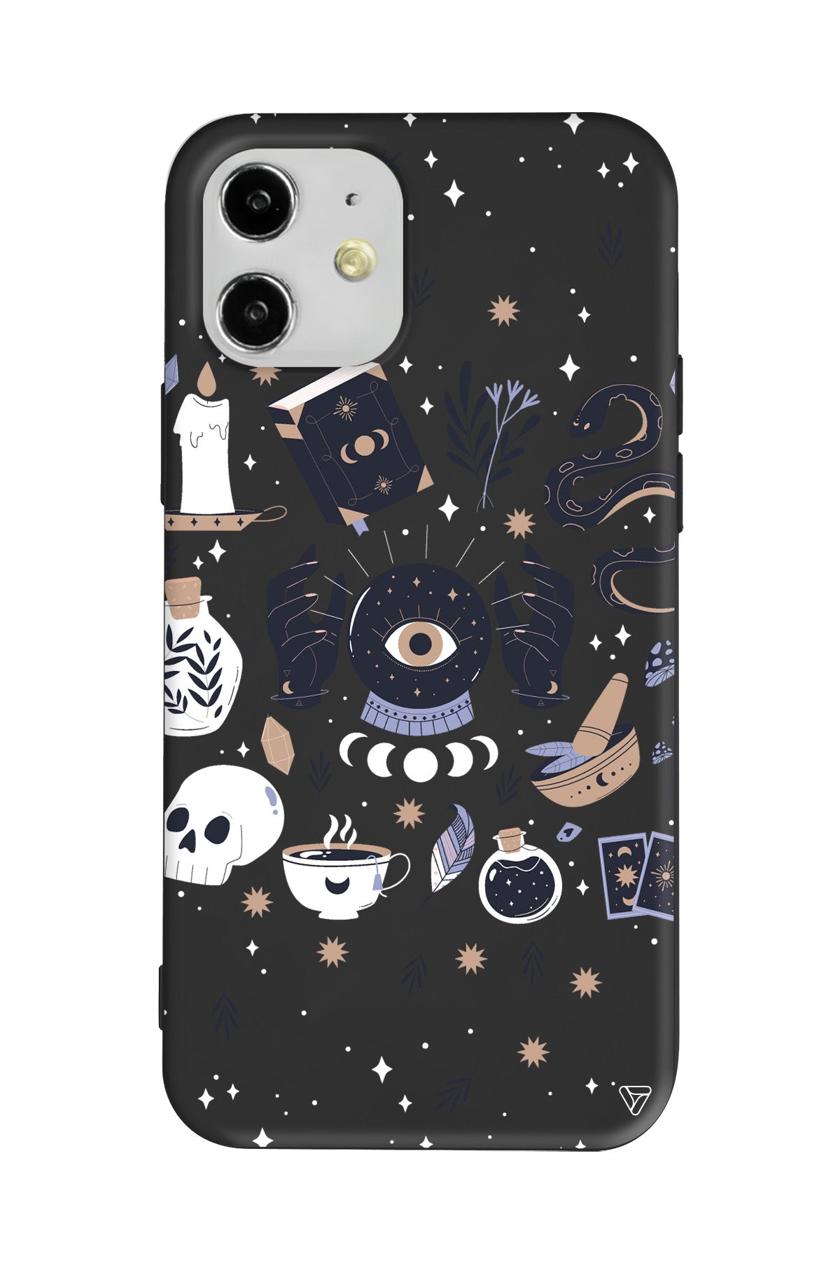 Magical Eye Lansman Model İçi Kadife Silikon Telefon Kılıfı