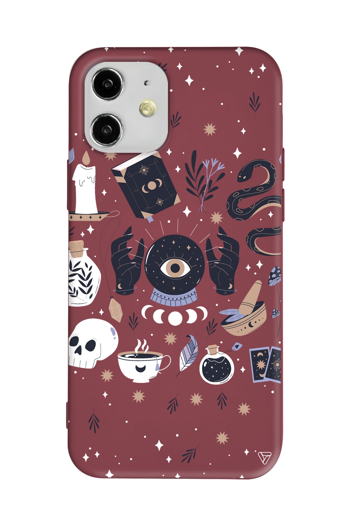 Magical Eye Lansman Model İçi Kadife Silikon Telefon Kılıfı