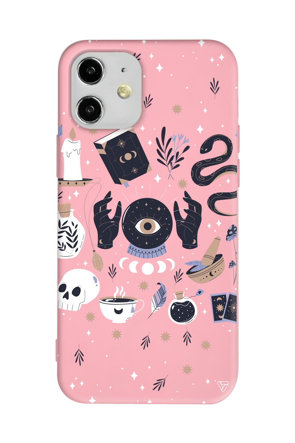 Magical Eye Lansman Model İçi Kadife Silikon Telefon Kılıfı