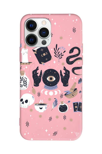 Magical Eye Lansman Model İçi Kadife Silikon Telefon Kılıfı