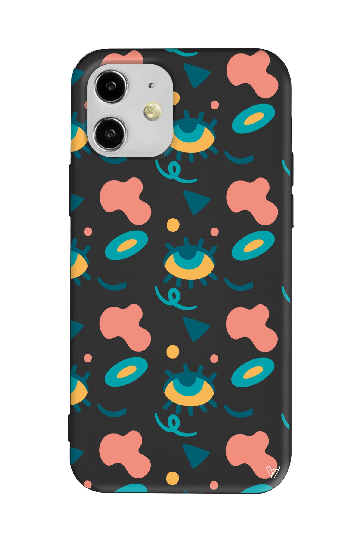 Pastel Goz Lansman Model İçi Kadife Silikon Telefon Kılıfı