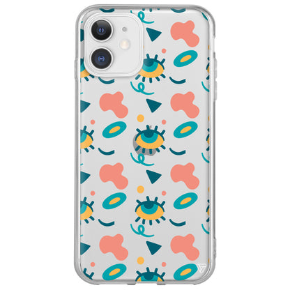 Pastel Goz Lansman Model İçi Kadife Silikon Telefon Kılıfı