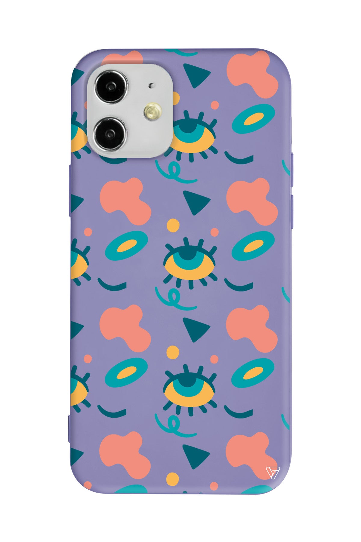 Pastel Goz Lansman Model İçi Kadife Silikon Telefon Kılıfı