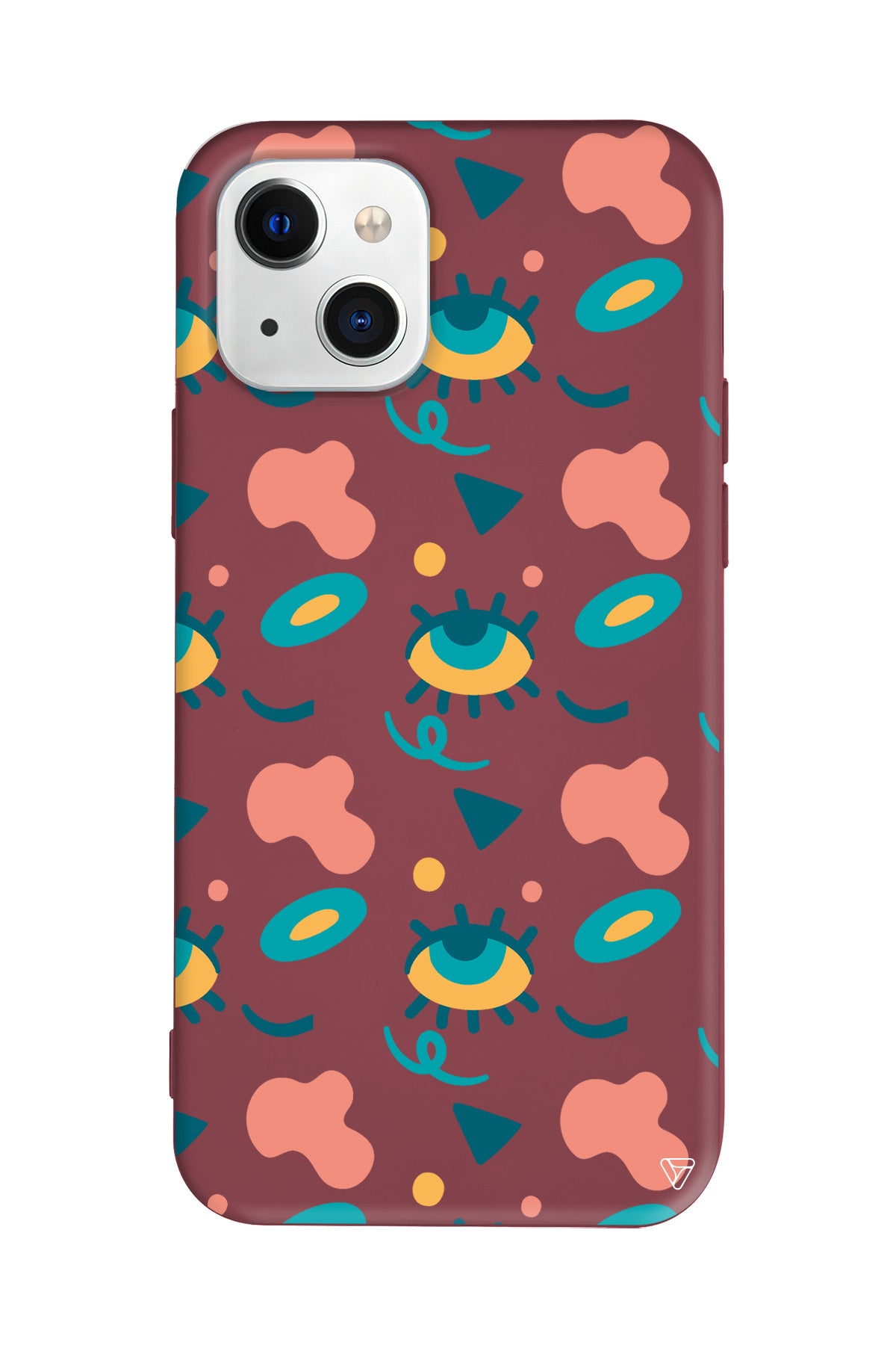 Pastel Goz Lansman Model İçi Kadife Silikon Telefon Kılıfı