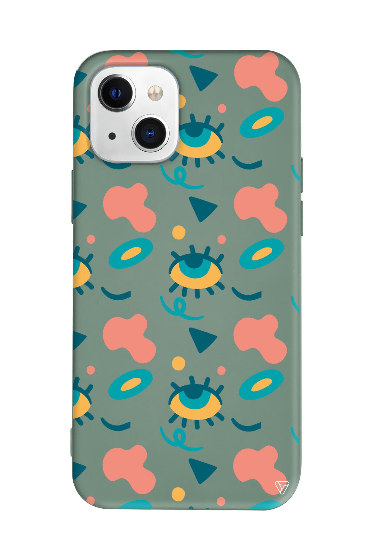 Pastel Goz Lansman Model İçi Kadife Silikon Telefon Kılıfı