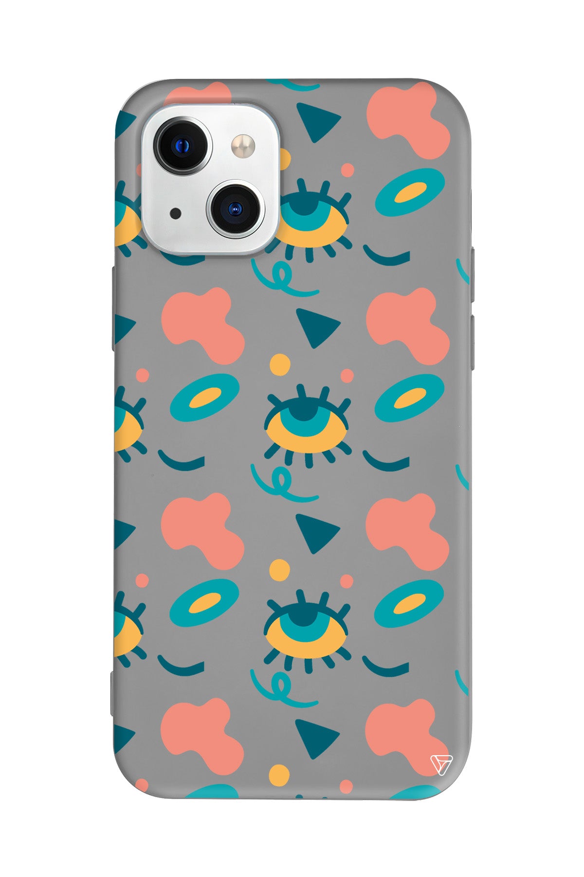 Pastel Goz Lansman Model İçi Kadife Silikon Telefon Kılıfı