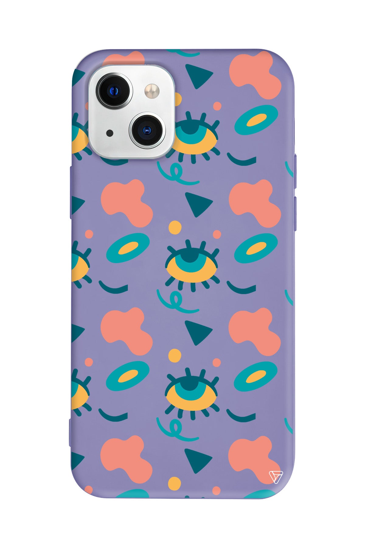 Pastel Goz Lansman Model İçi Kadife Silikon Telefon Kılıfı