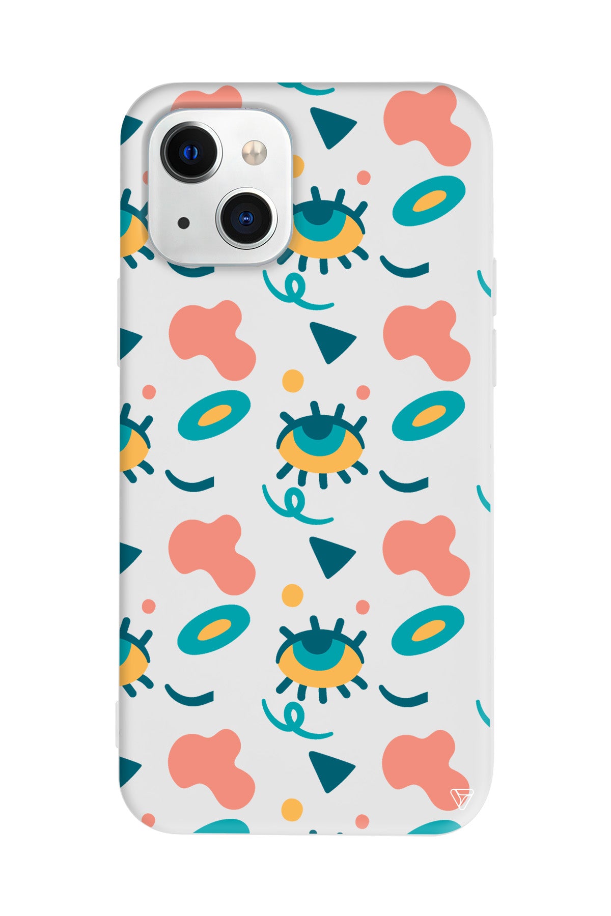 Pastel Goz Lansman Model İçi Kadife Silikon Telefon Kılıfı