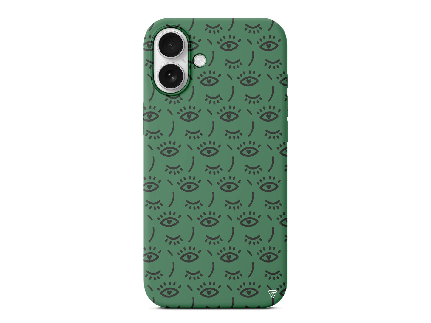 Kalp Goz Lansman Model İçi Kadife Silikon Telefon Kılıfı