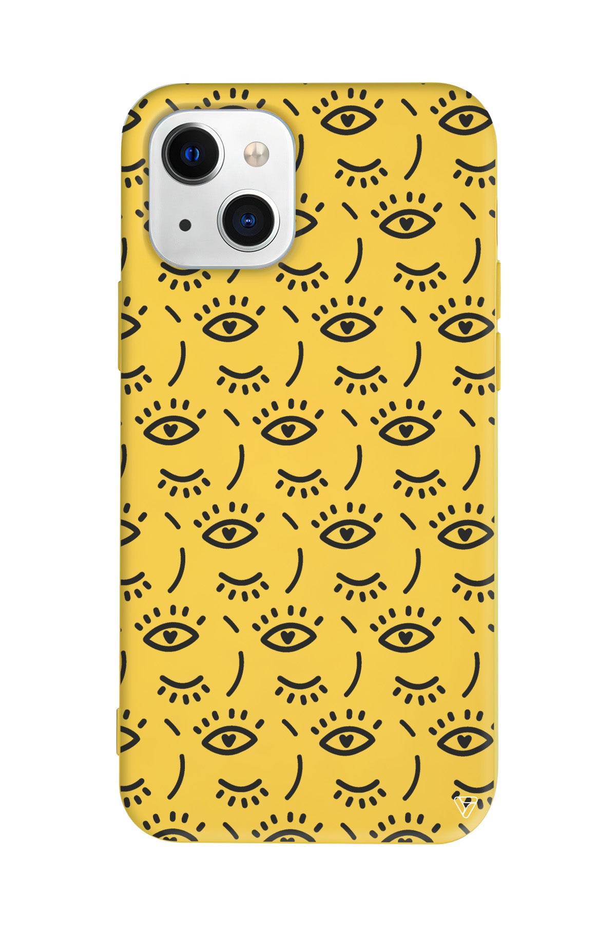 Kalp Goz Lansman Model İçi Kadife Silikon Telefon Kılıfı – Plus Serisine Özel