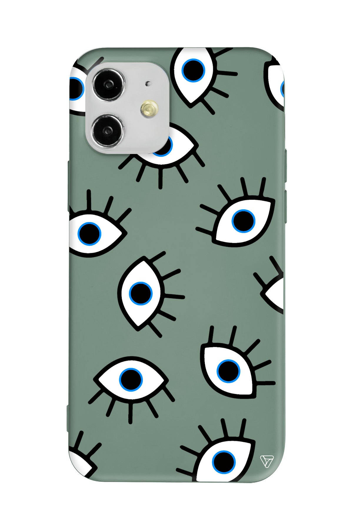 Random Eyes Lansman Model İçi Kadife Silikon Telefon Kılıfı