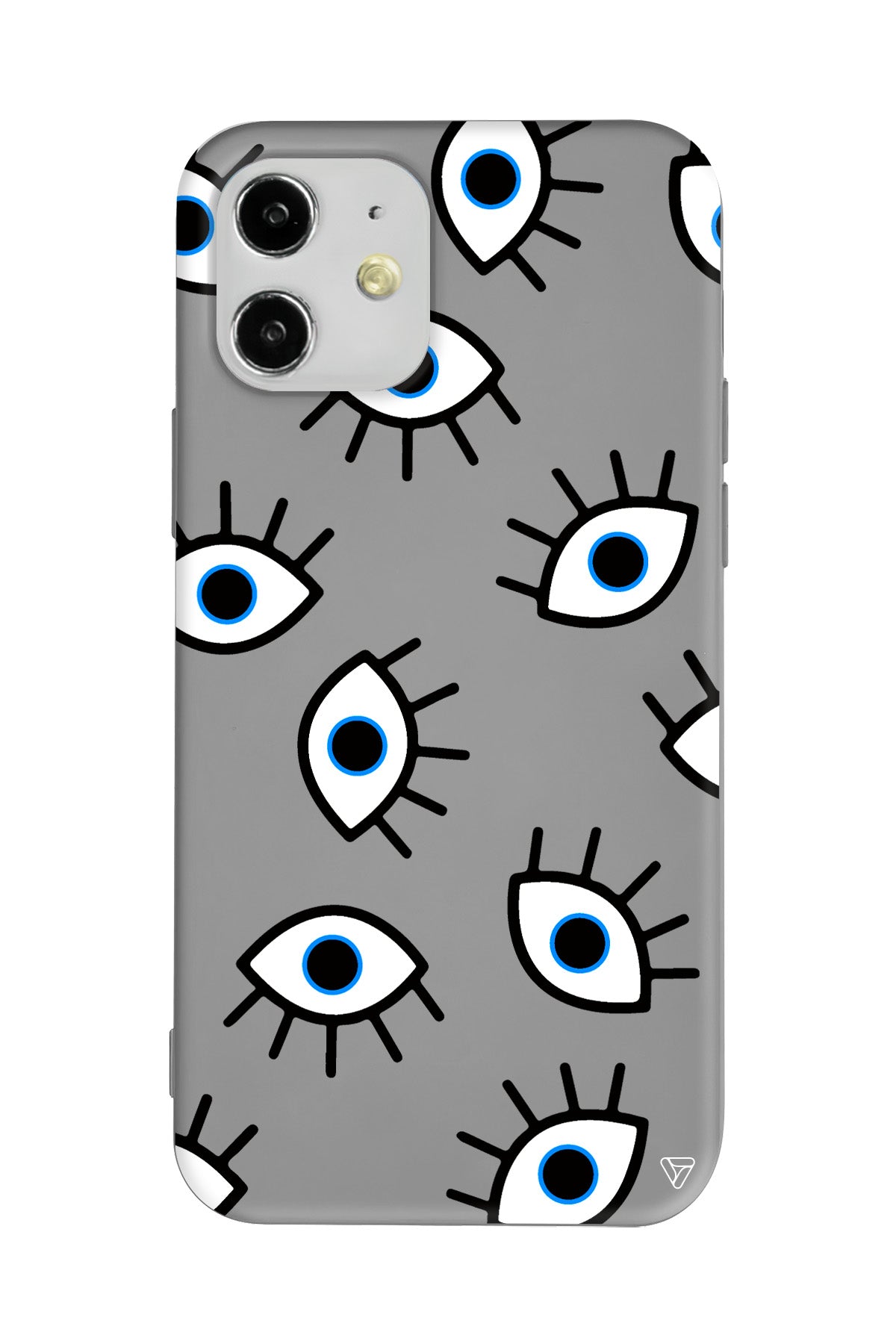 Random Eyes Lansman Model İçi Kadife Silikon Telefon Kılıfı