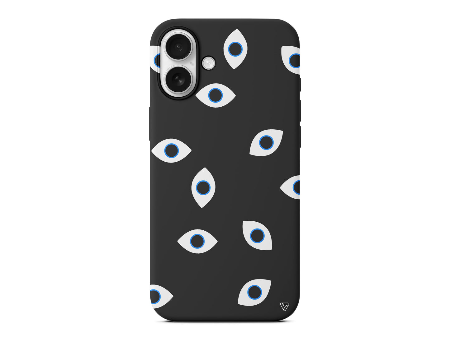 Random Eyes Lansman Model İçi Kadife Silikon Telefon Kılıfı – Plus Serisine Özel