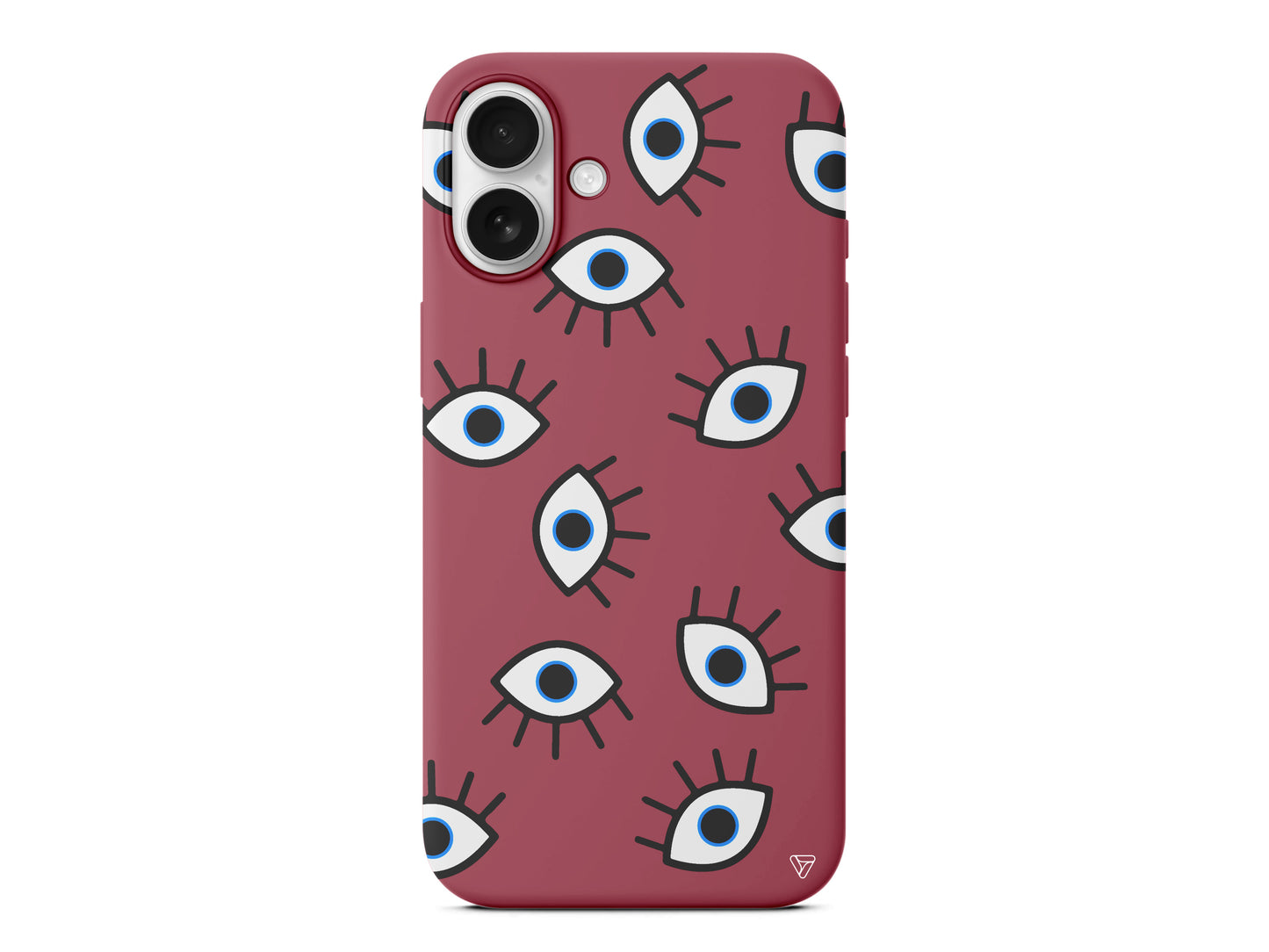 Random Eyes Lansman Model İçi Kadife Silikon Telefon Kılıfı – Plus Serisine Özel