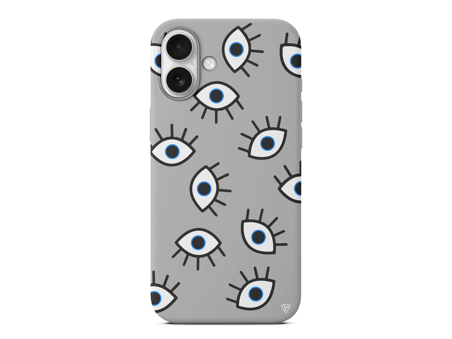 Random Eyes Lansman Model İçi Kadife Silikon Telefon Kılıfı – Plus Serisine Özel