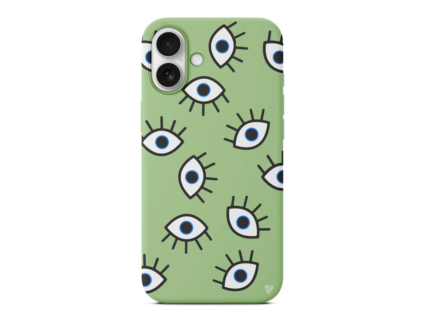 Random Eyes Lansman Model İçi Kadife Silikon Telefon Kılıfı – Plus Serisine Özel