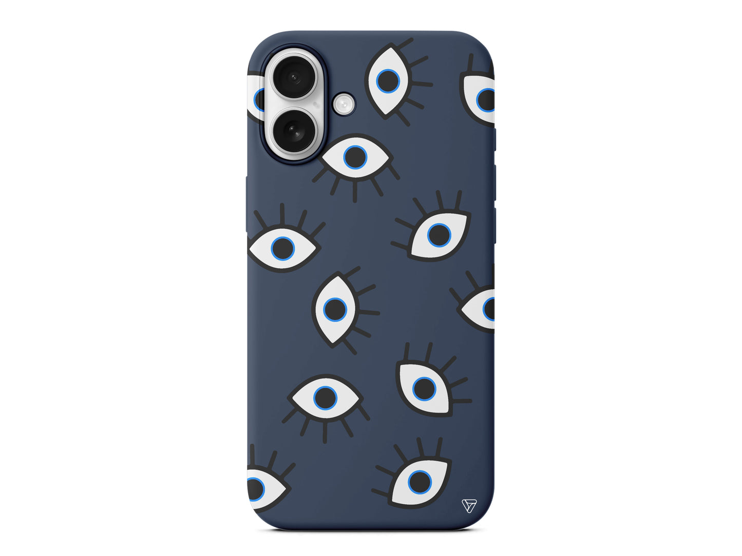 Random Eyes Lansman Model İçi Kadife Silikon Telefon Kılıfı – Plus Serisine Özel