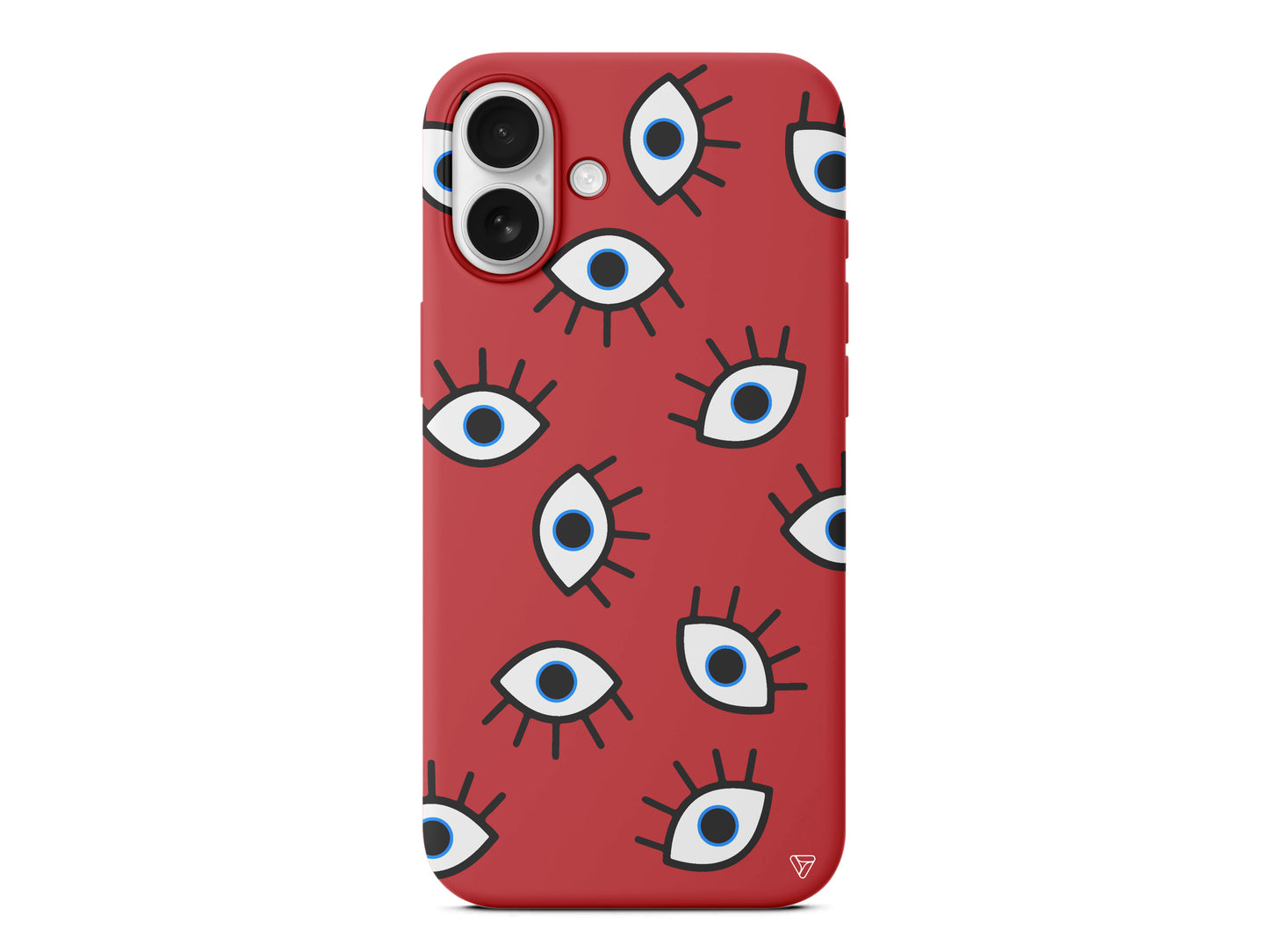 Random Eyes Lansman Model İçi Kadife Silikon Telefon Kılıfı – Plus Serisine Özel