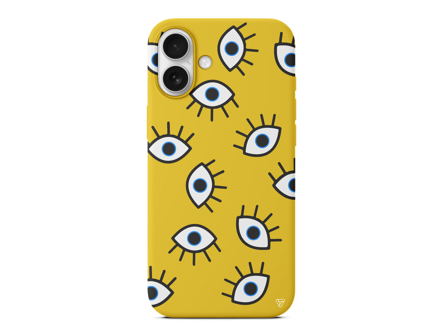 Random Eyes Lansman Model İçi Kadife Silikon Telefon Kılıfı – Plus Serisine Özel