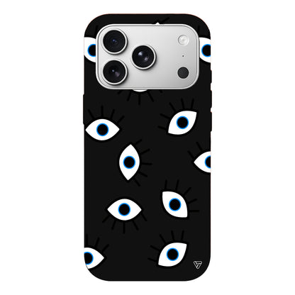 Random Eyes Lansman Model İçi Kadife Silikon Telefon Kılıfı