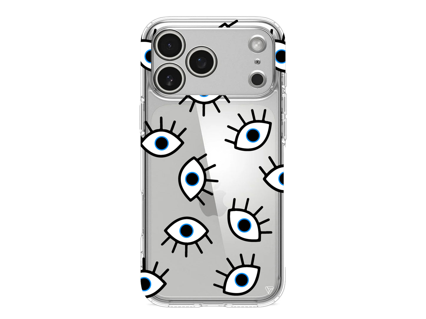 Random Eyes Lansman Model İçi Kadife Silikon Telefon Kılıfı