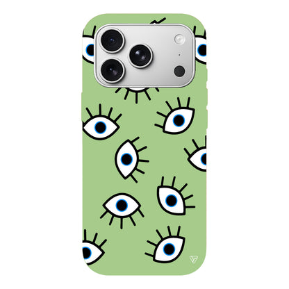 Random Eyes Lansman Model İçi Kadife Silikon Telefon Kılıfı