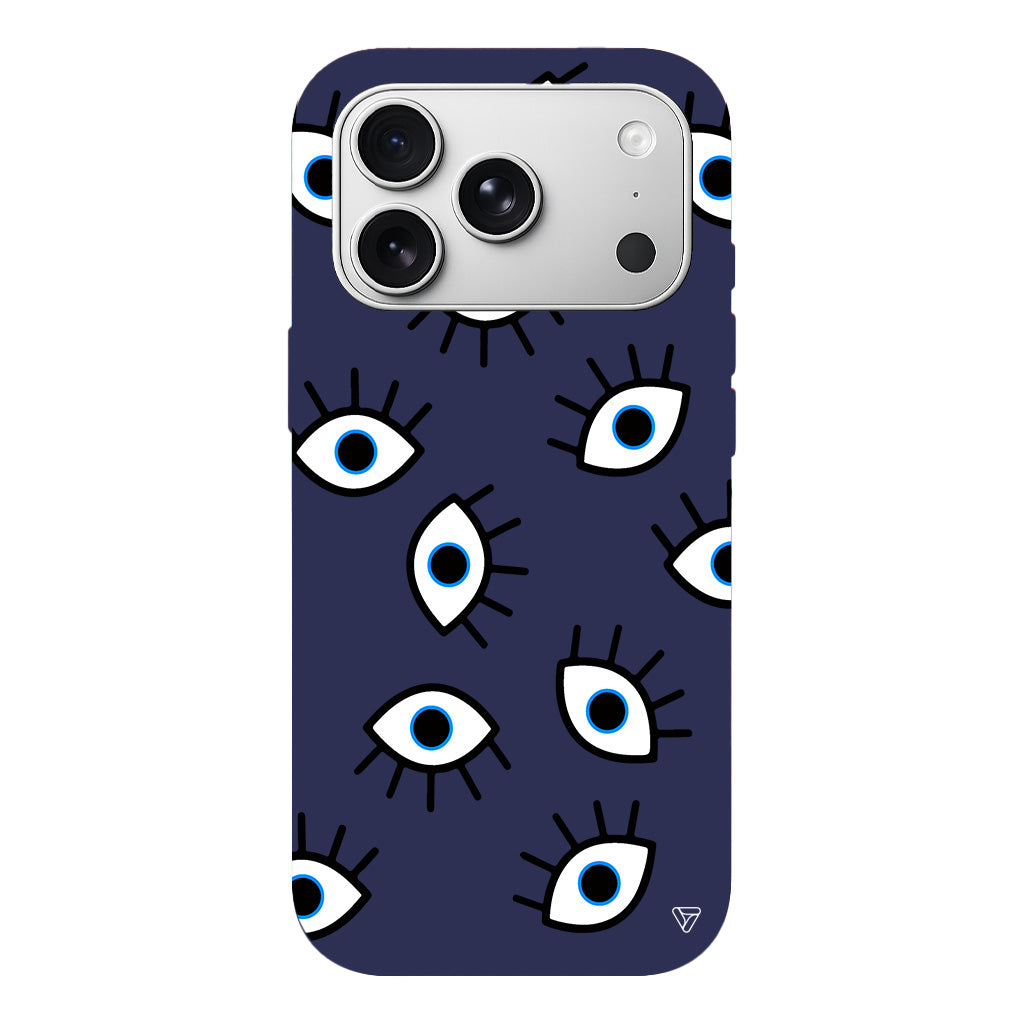 Random Eyes Lansman Model İçi Kadife Silikon Telefon Kılıfı