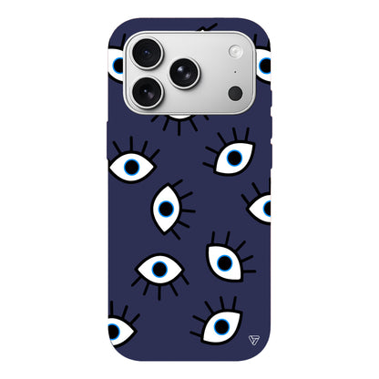 Random Eyes Lansman Model İçi Kadife Silikon Telefon Kılıfı