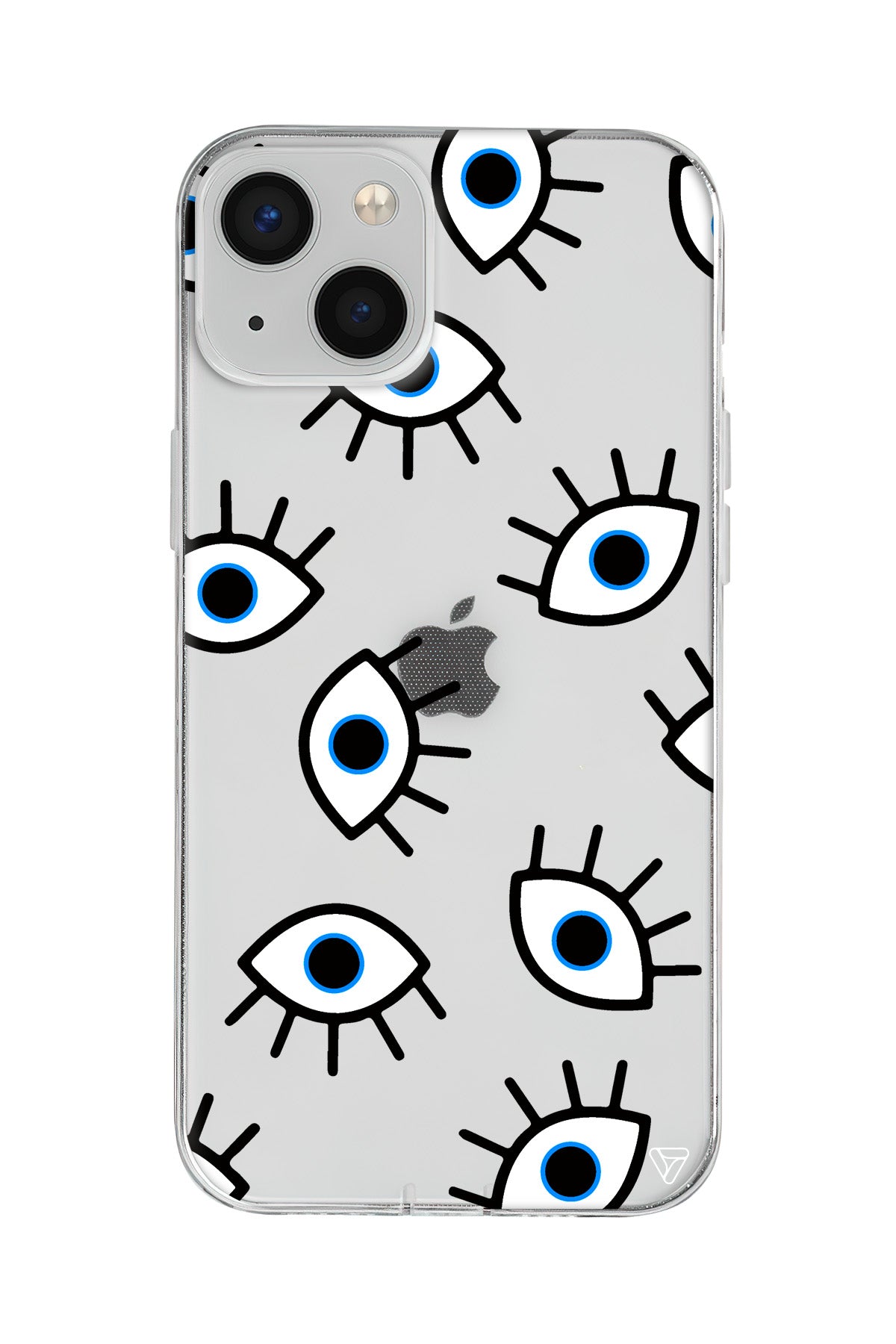 Random Eyes Lansman Model İçi Kadife Silikon Telefon Kılıfı