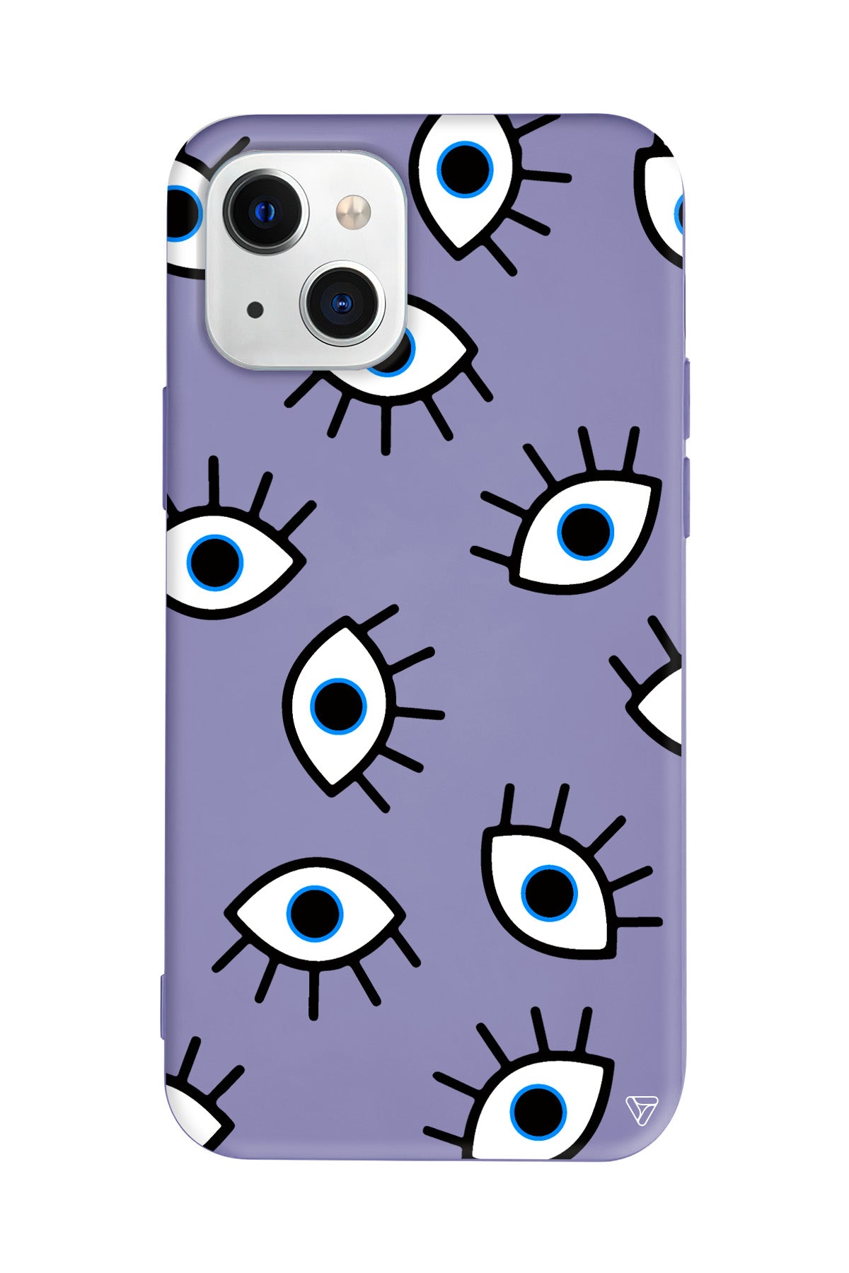 Random Eyes Lansman Model İçi Kadife Silikon Telefon Kılıfı