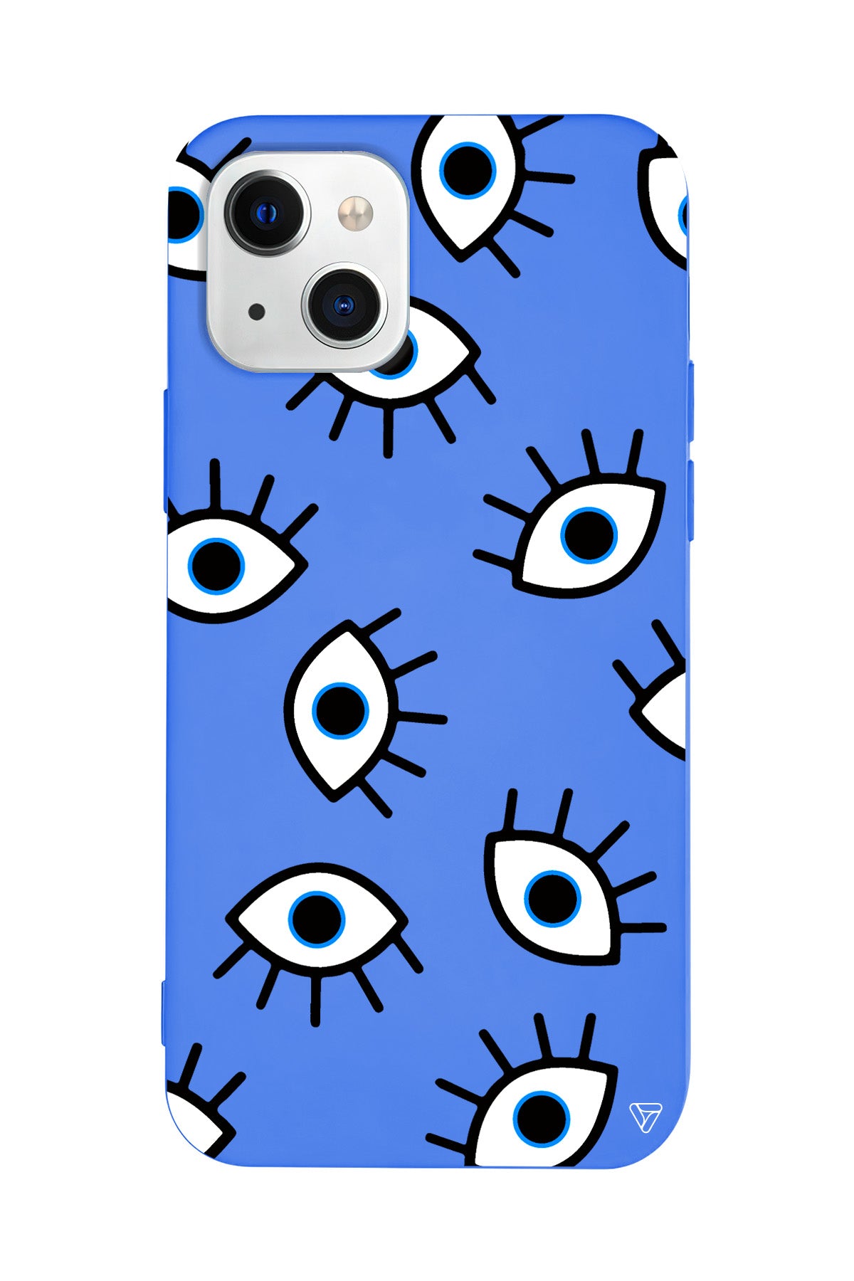 Random Eyes Lansman Model İçi Kadife Silikon Telefon Kılıfı – Plus Serisine Özel