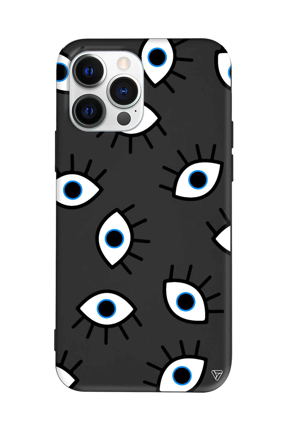 Random Eyes Lansman Model İçi Kadife Silikon Telefon Kılıfı