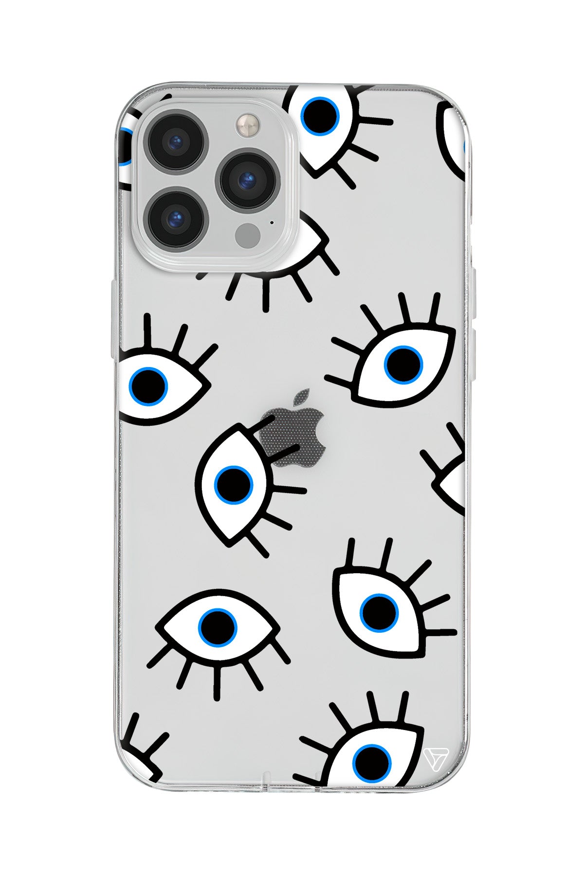 Random Eyes Lansman Model İçi Kadife Silikon Telefon Kılıfı