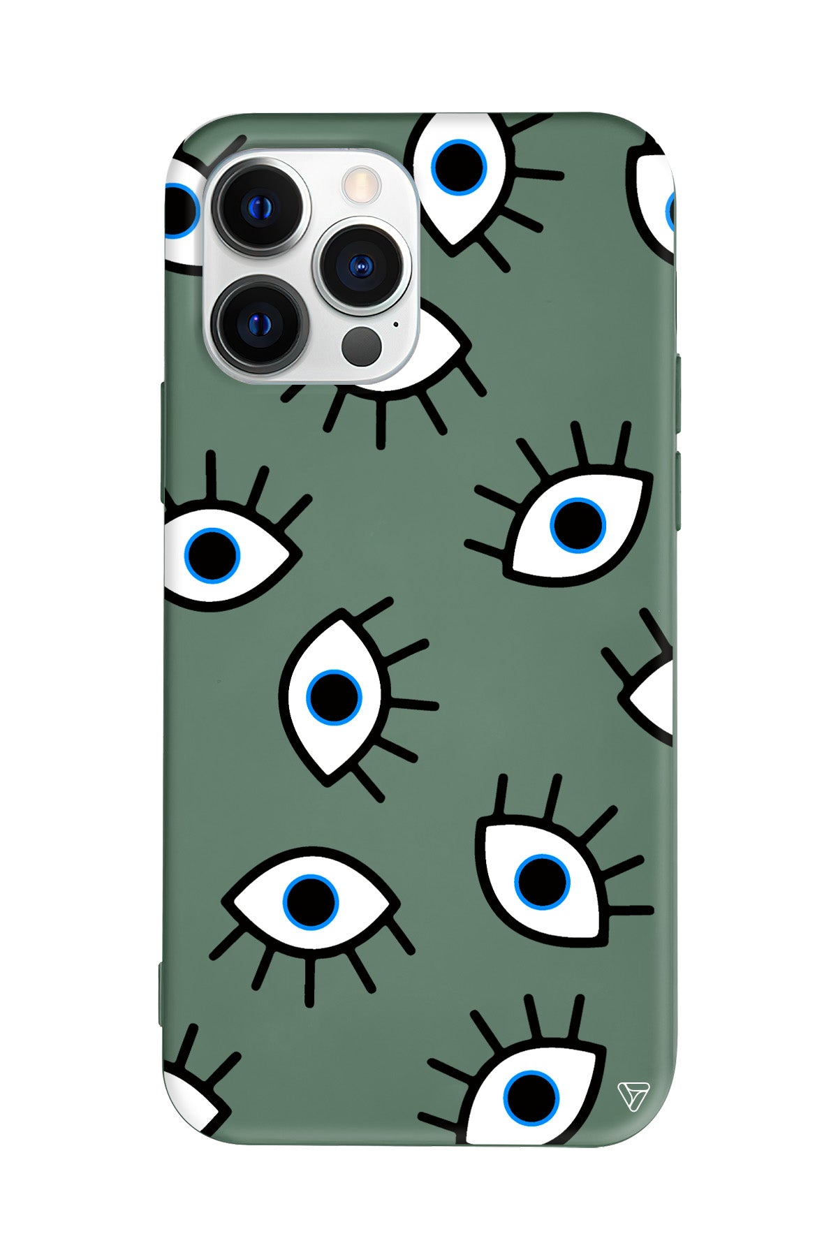 Random Eyes Lansman Model İçi Kadife Silikon Telefon Kılıfı