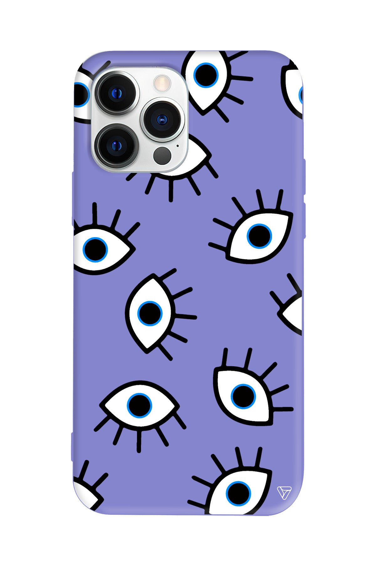 Random Eyes Lansman Model İçi Kadife Silikon Telefon Kılıfı