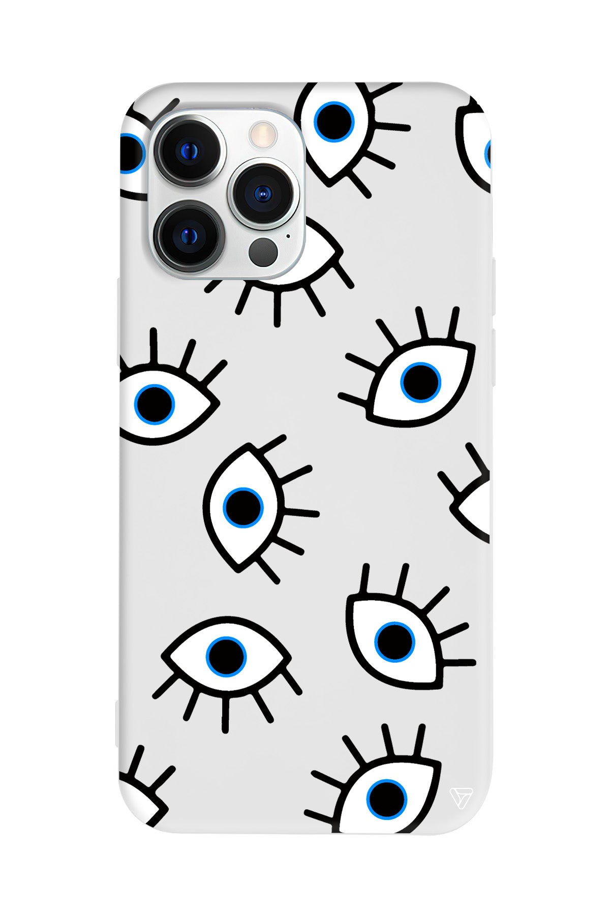 Random Eyes Lansman Model İçi Kadife Silikon Telefon Kılıfı