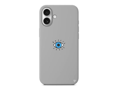 One Eye Lansman Model İçi Kadife Silikon Telefon Kılıfı – Plus Serisine Özel