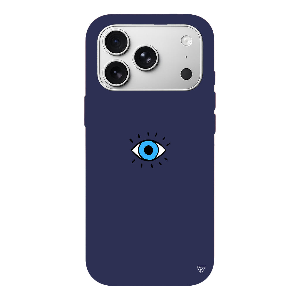 One Eye Lansman Model İçi Kadife Silikon Telefon Kılıfı