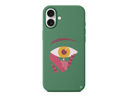 Sarı Göz Lansman Model İçi Kadife Silikon Telefon Kılıfı – Plus Serisine Özel