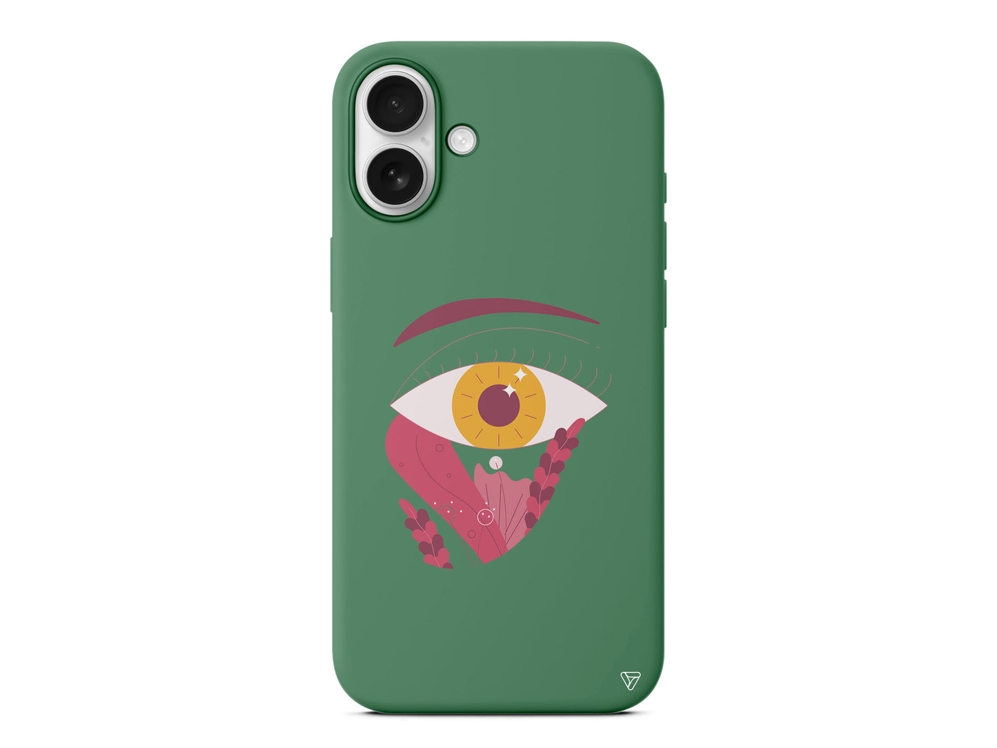 Sarı Göz Lansman Model İçi Kadife Silikon Telefon Kılıfı