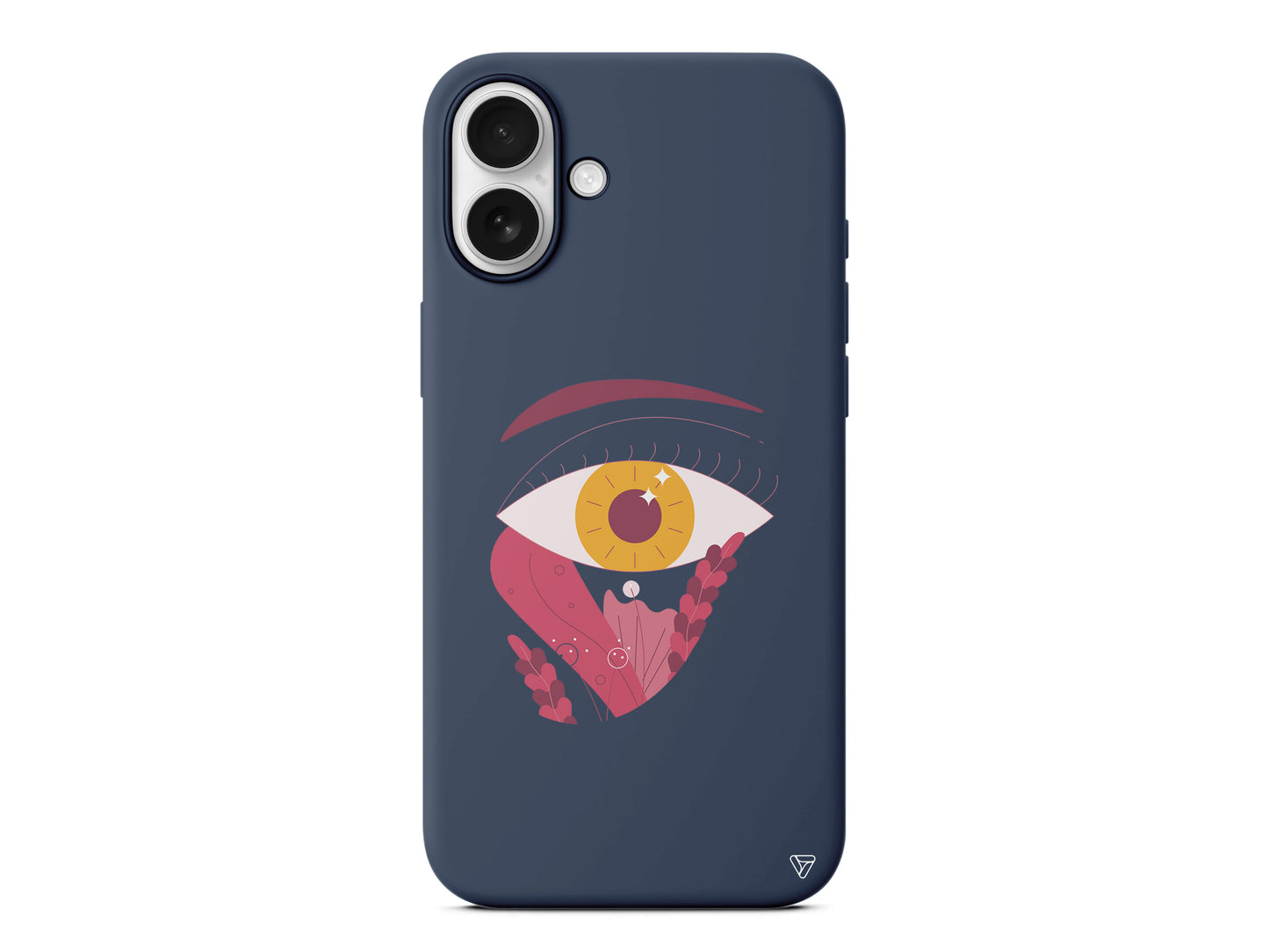 Sarı Göz Lansman Model İçi Kadife Silikon Telefon Kılıfı