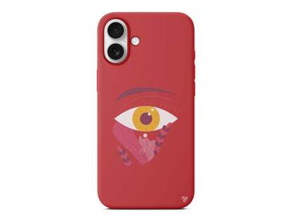 Sarı Göz Lansman Model İçi Kadife Silikon Telefon Kılıfı – Plus Serisine Özel