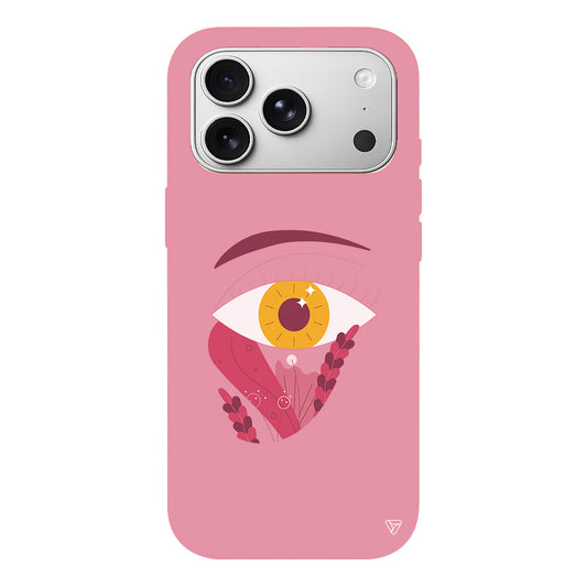 Sarı Göz Lansman Model İçi Kadife Silikon Telefon Kılıfı