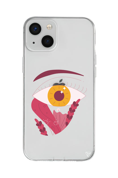 Sarı Göz Lansman Model İçi Kadife Silikon Telefon Kılıfı